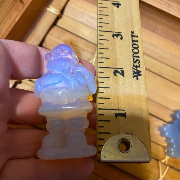 Pink Opalite Santa Claus Crystal Carving Figurine Christmas Holiday - Picture 5 of 5